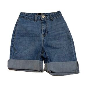 BBJ Los Angeles High-Waisted Cuffed Denim Shorts 5/27